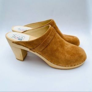 Maguba Stockholm Suede Clogs size 39